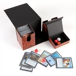 Leðurgeymsla Leikur Tcg Deck Cards Box