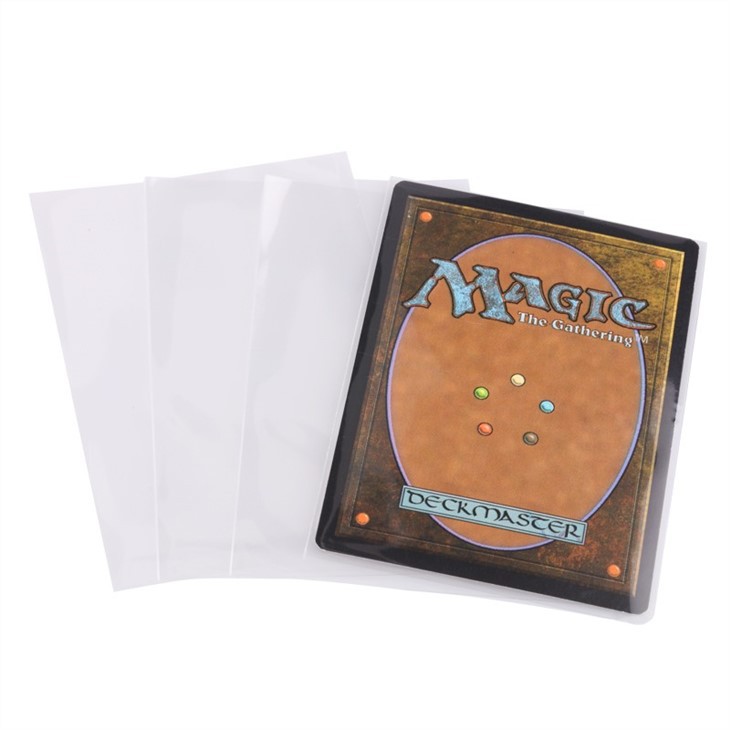 Transparent Standard Size Collectible Card Sleeves